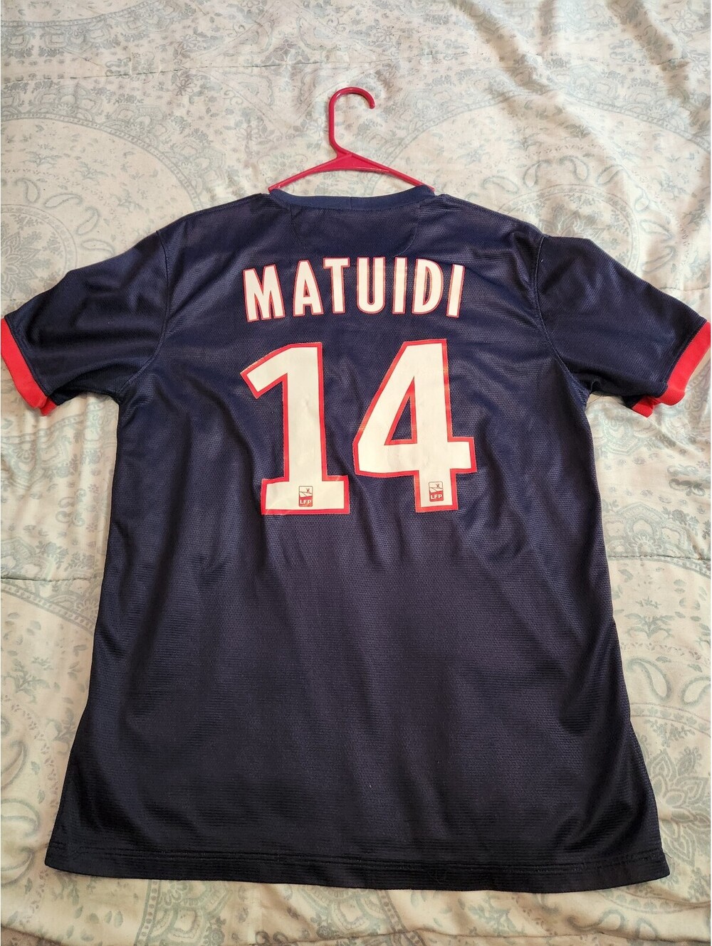 Paris Saint-Germain PSG 2013/2014 Matuidi France Home Soccer Jersey Size M